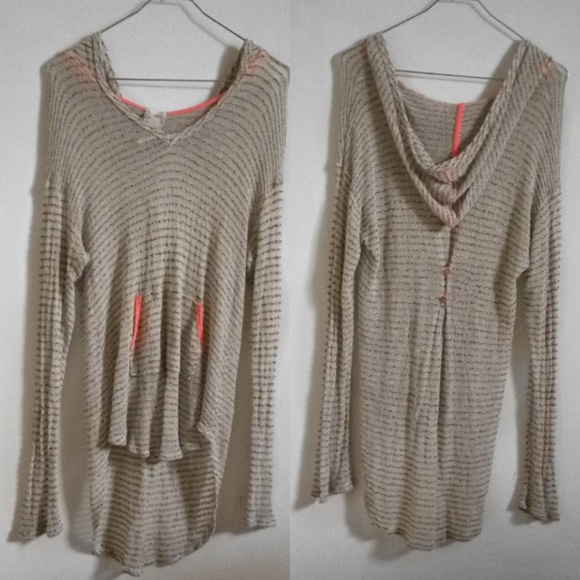 Lot of 2 Hoodie Beach Swim Cover Tops M - Picture 8 of 8